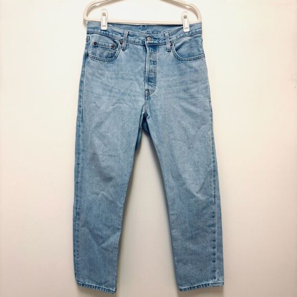 Levi’s 501 Hollow Days Jeans – Light Wash, High Rise, Button Fly, 29x28 - Picture 3 of 7